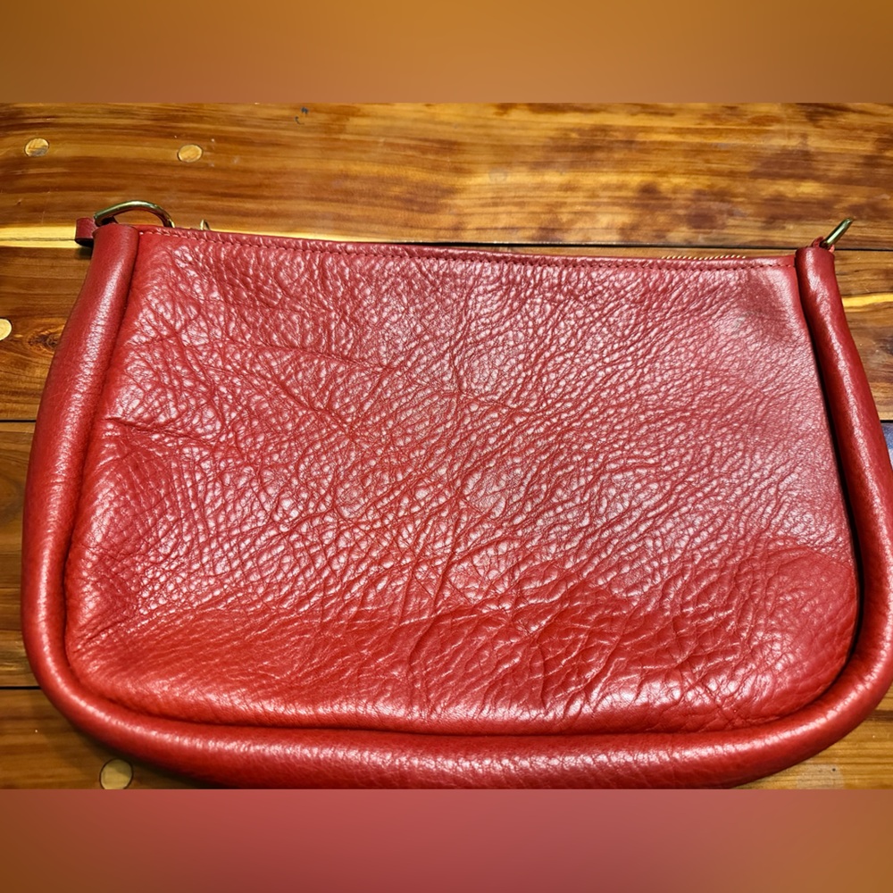 KMM Red Cypress Leather Crossbody Bag